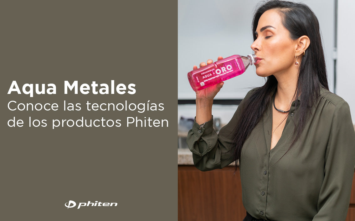 Aqua Metales: conoce las tecnologías de los productos Phiten