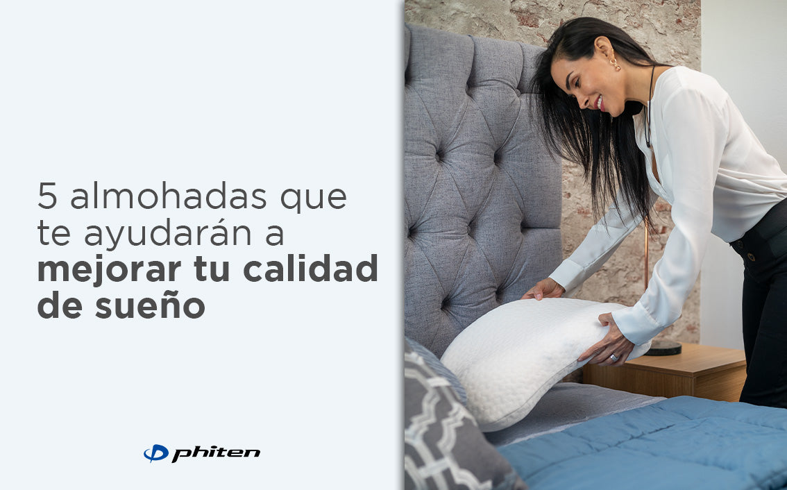 5 almohadas que te ayudarán a mejorar tu calidad de sueño