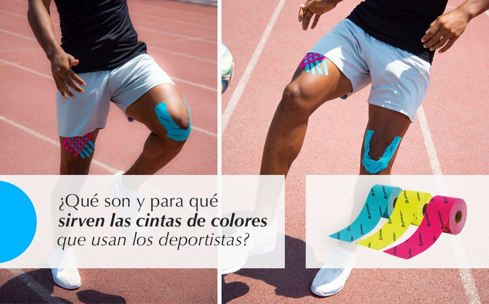 ¿Qué son y para qué sirven las cintas de colores que usan los deportistas?
