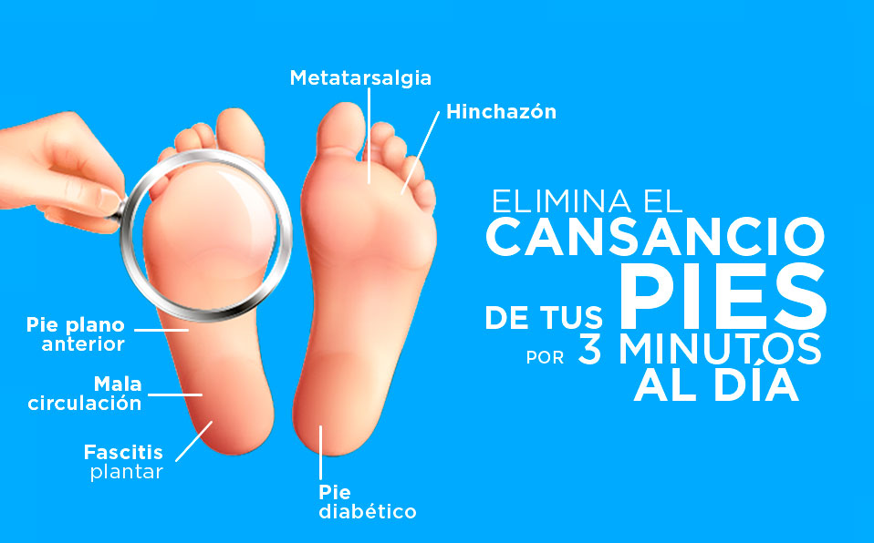 La técnica secreta para eliminar el cansancio de tus pies con sólo 3 minutos al día