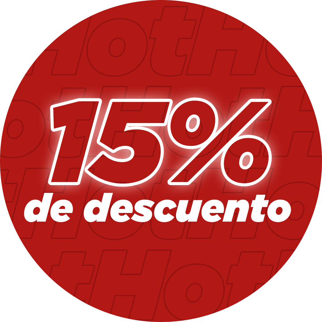 15% de descuento