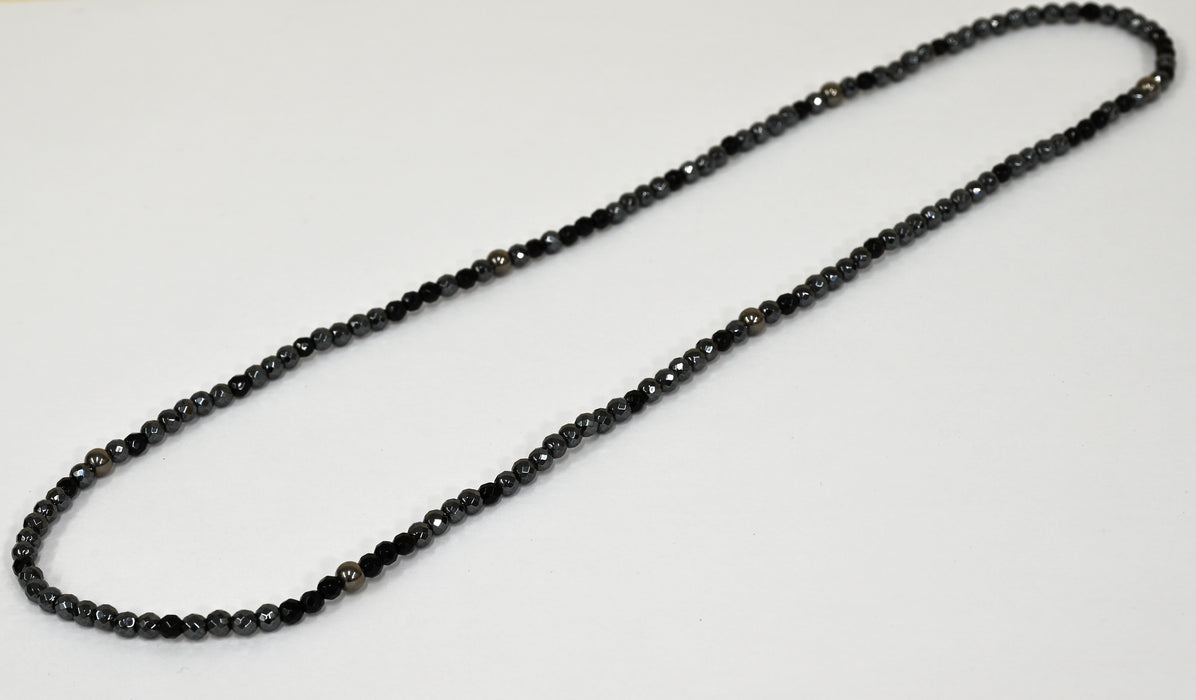 Collar de Ónix y Hematita 60cm
