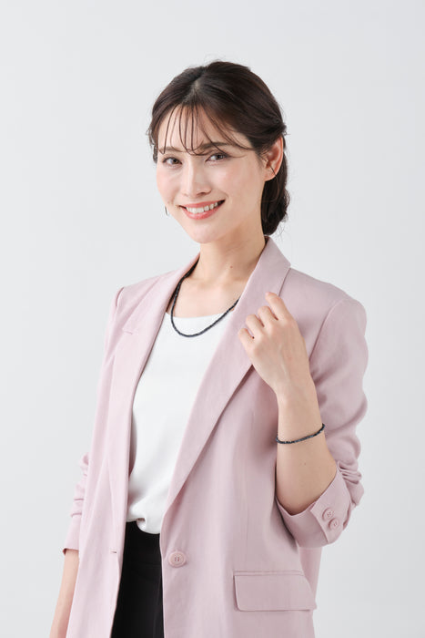 Pulsera de Espinela Azul 17+3 cm