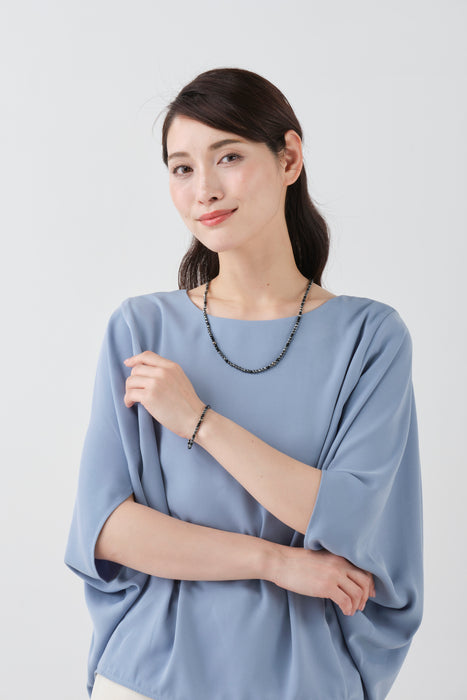 Pulsera de Ónix y Hematita 17cm