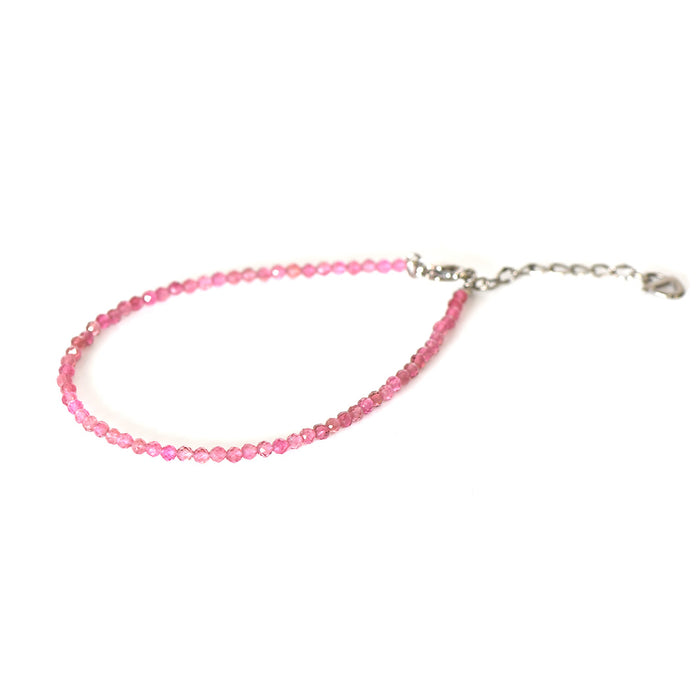 Pulsera de Turmalina Rosa